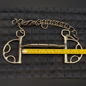 Myler English comfort snaffle bit, kimberwick 5”